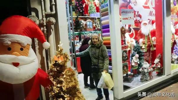 伊朗德黑蘭洋溢聖誕節氣息