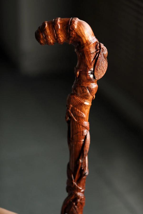 海南黃花梨柺杖