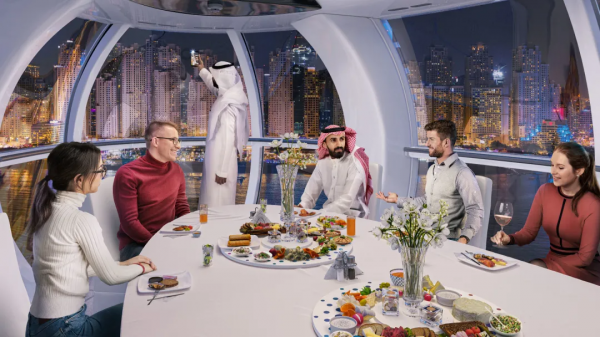 迪拜再添新地標!全球最大最高的摩天輪“迪拜眼”上線了 迪拜再添新地標!全球最大最高的摩天輪“迪拜眼”上線了