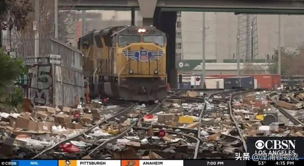 每天超90個貨櫃被撬！鐵道遊擊賊？遭洗劫的洛杉磯鐵路段又出事了
