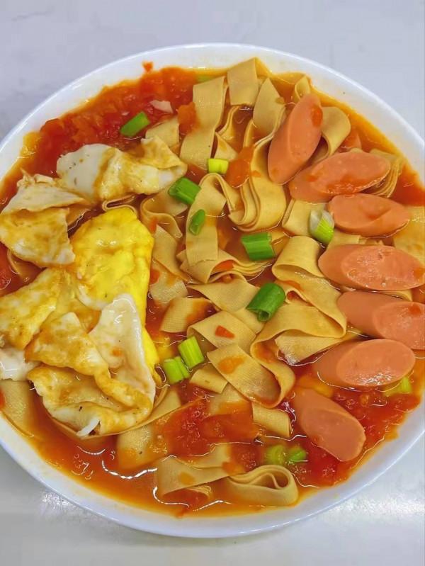 好吃的茄汁濃湯豆皮，還不快學起來