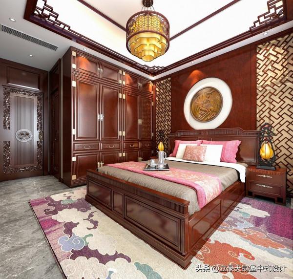 中式臥室設計：在追求唯美的同時，總能別出心裁