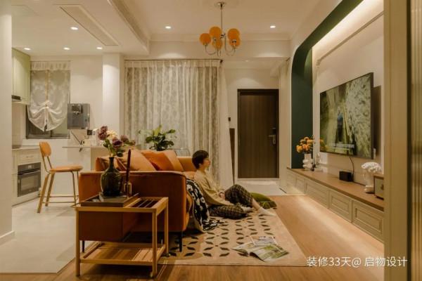 海歸小姐姐60平復古混搭小家