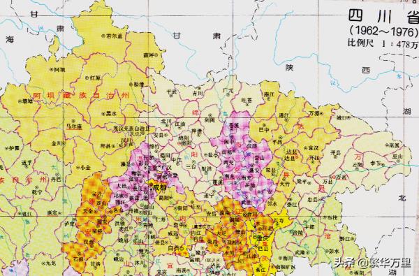 四川省的區劃調整，18個地級市之一，綿陽市為何有9個區縣？