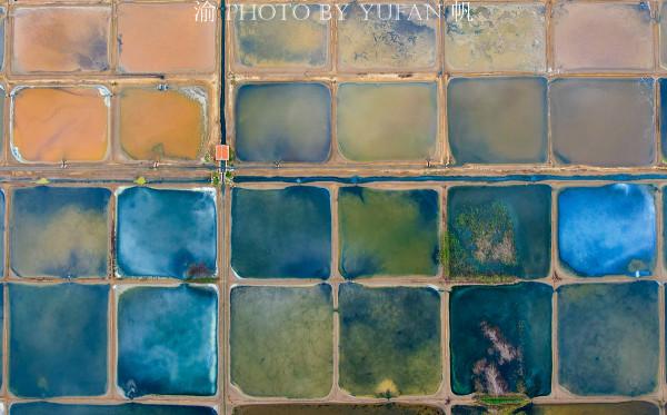 山東威海發現中國最美的鹽田，比茶卡鹽湖還美，好似巨大的眼影盤