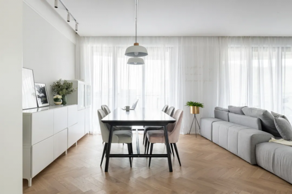 190㎡現代北歐風格新房裝修，景觀房視野無敵