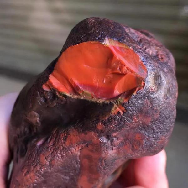 看黃皮包漿南紅 看黃皮包漿南紅