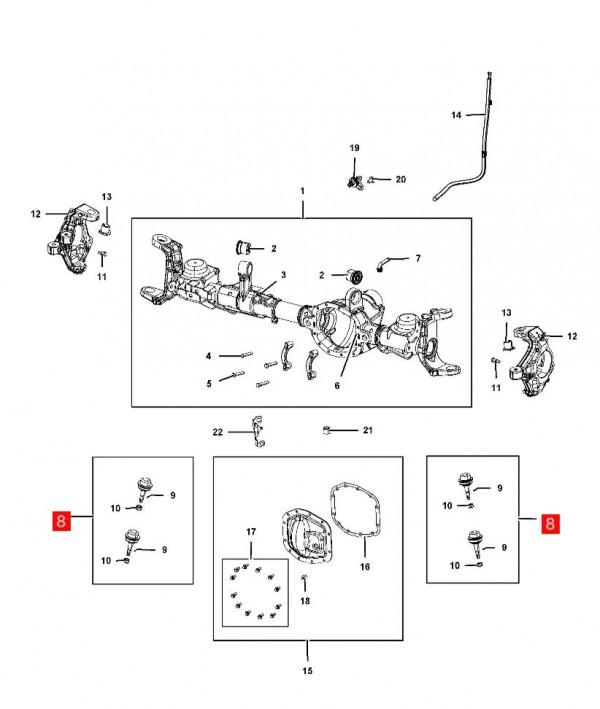牧馬人前橋羊角球頭卡死有異響的原因？