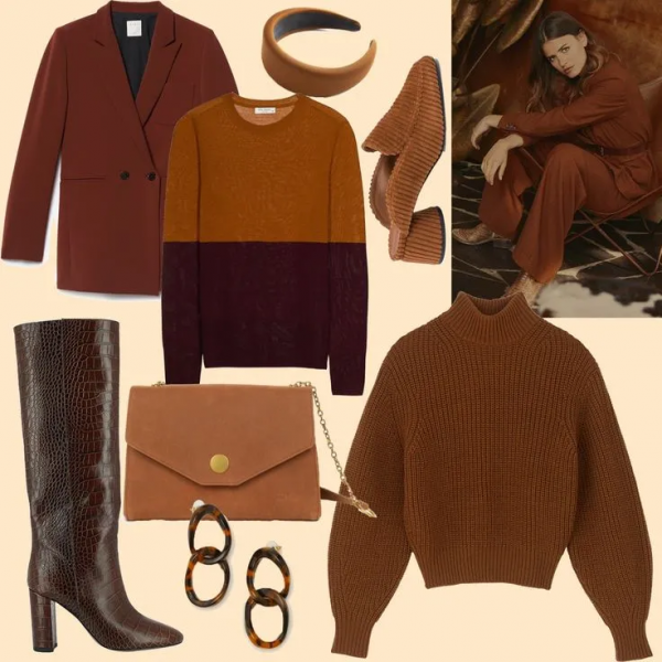 暖冬焦糖色系讓你暖烘烘