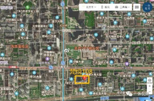 「梵悅108」一休侃盤：國貿CBD，對望中國尊，1200W起啥樣？