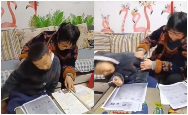 退休教師輔導孫子寫寒假作業，家裡雞飛狗跳，網友：心裡平衡多了