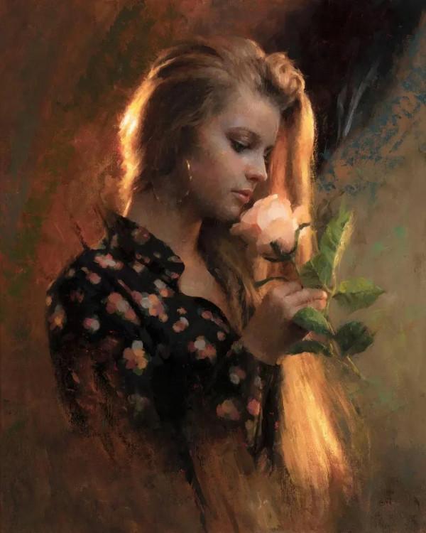 畫家的模特兒和畫像同框你見過嗎？