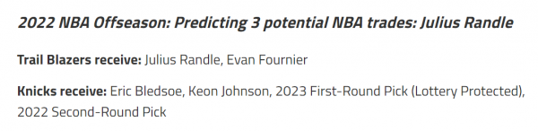 美媒評3筆潛在大交易：費城4換1比爾，組超級三巨頭，蘭德爾2換4