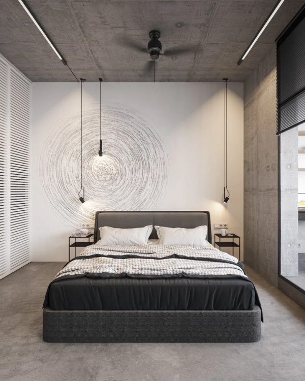 70㎡ 的 LOFT,裸裝的混凝土空間也可以很溫馨 70㎡ 的 LOFT,裸裝的混凝土空間也可以很溫馨