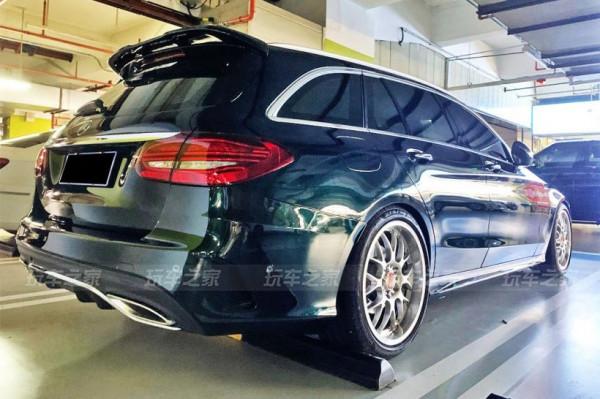 賓士C260旅行版輕度改裝案例 祖母綠車漆 賓士C260旅行版輕度改裝案例 祖母綠車漆