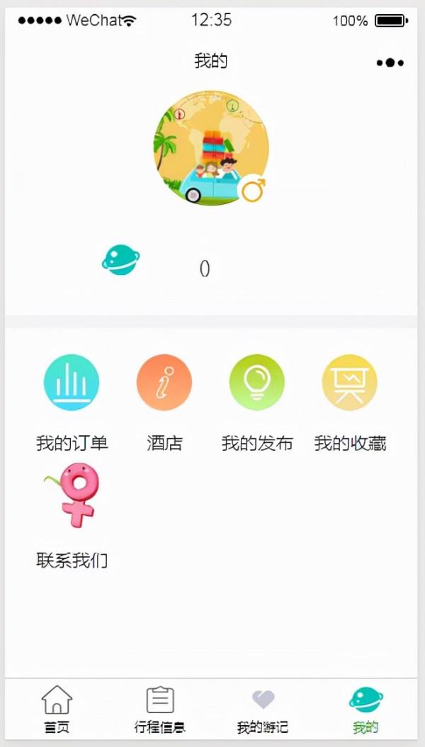 微信小程式線上旅遊資訊管理+後臺管理系統