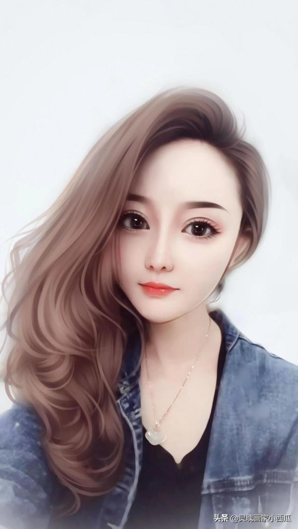 換一換你的頭像吧，手繪的女生漫畫微信頭像，照片變漫畫就是好看