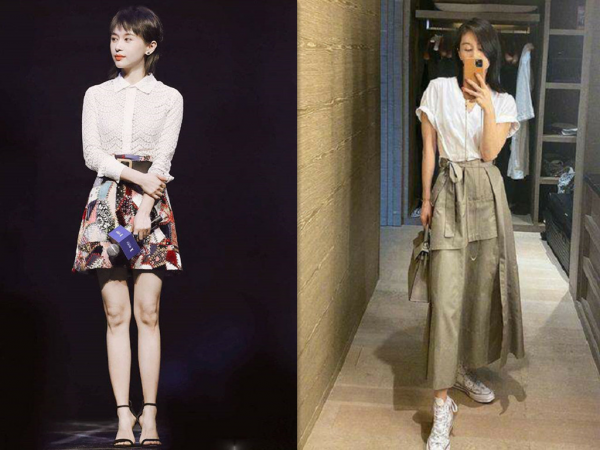 身高始終是小個子的“硬傷”，除了沒穿內增高，也許衣服也沒穿對