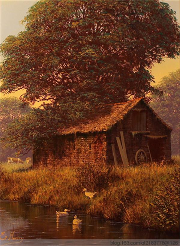英國藝術家Edward.Hersey田園,一種美好的記憶 英國藝術家Edward.Hersey田園,一種美好的記憶
