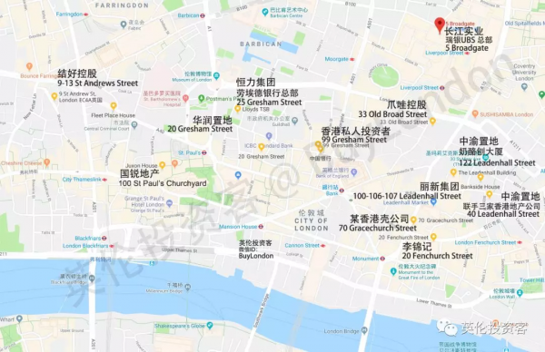 3年升值26億，李嘉誠英國賣樓！出售倫敦瑞銀大樓