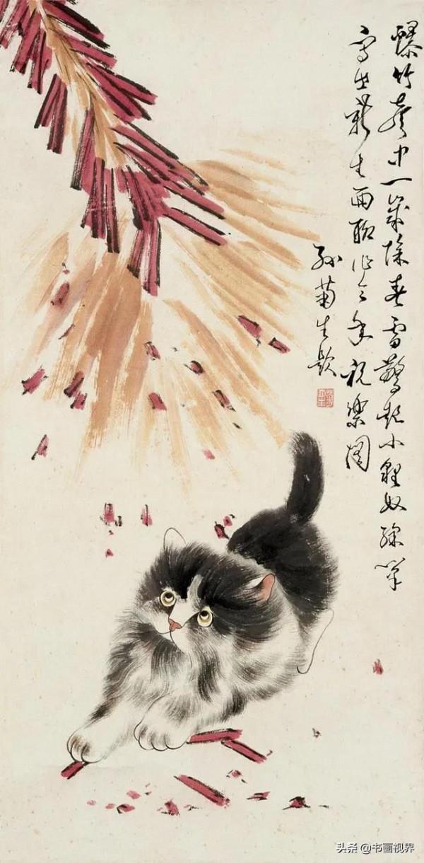 孫菊生筆下的貓有多精彩？看看這46幅國畫吧