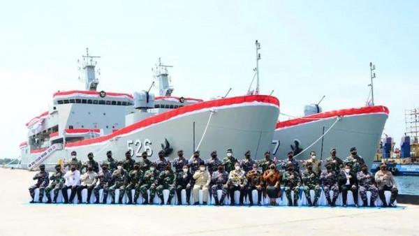 印尼海軍服役2艘海上基地艦,最大自持力20天,計劃建造12艘 印尼海軍服役2艘海上基地艦,最大自持力20天,計劃建造12艘