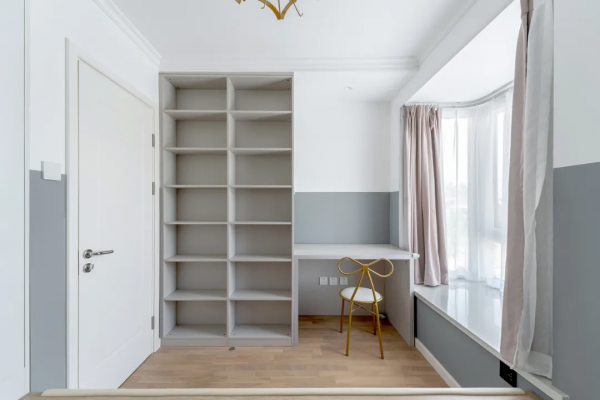 100㎡三居改兩居，客、餐、廚、辦公區全開放，超級寬敞舒適