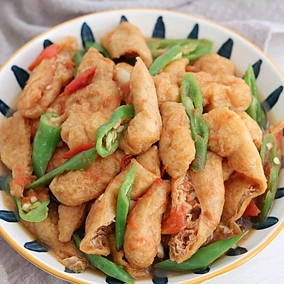 #一學就會快手菜#茄汁油豆腐，簡單快手又美味，比肉還下飯