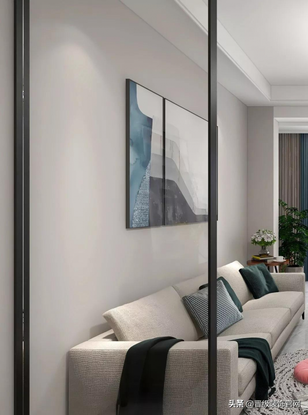 廣廈綠園98平北歐風格設計：清淺時尚，構思家的溫馨情愫