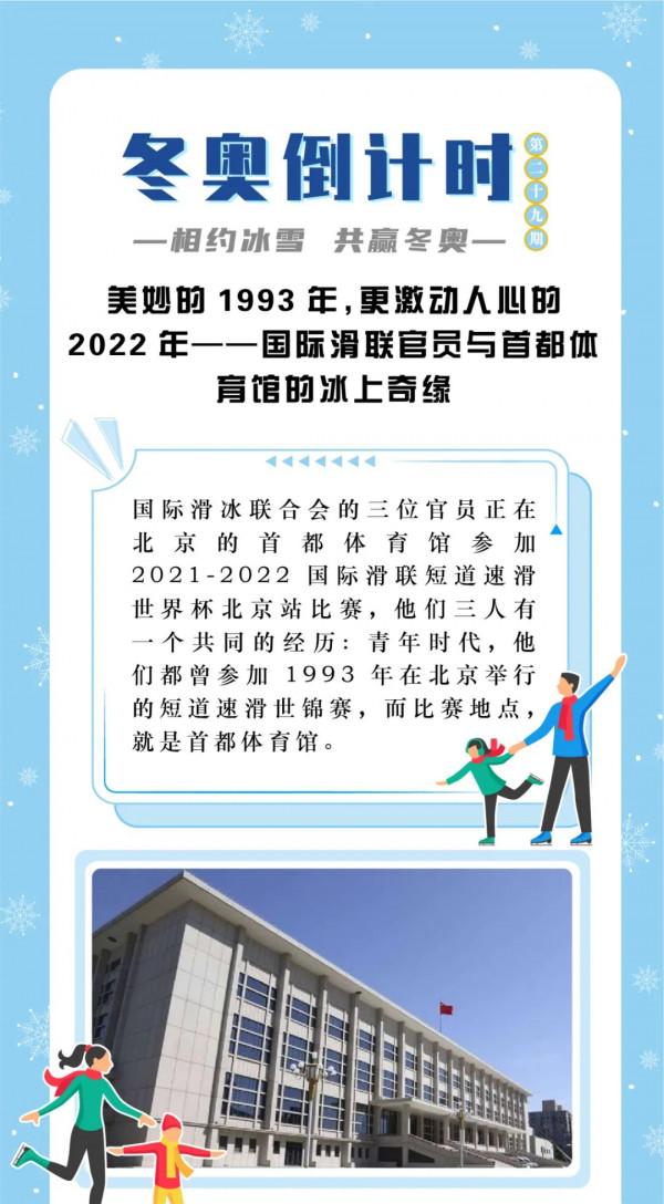 冬奧倒計時|第二十九期：美妙的1993年，更激動人心的2022年——國際滑聯官員與首都體育館的冰上奇緣
