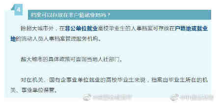 8個關於畢業生檔案的熱門問題，權威解答來了