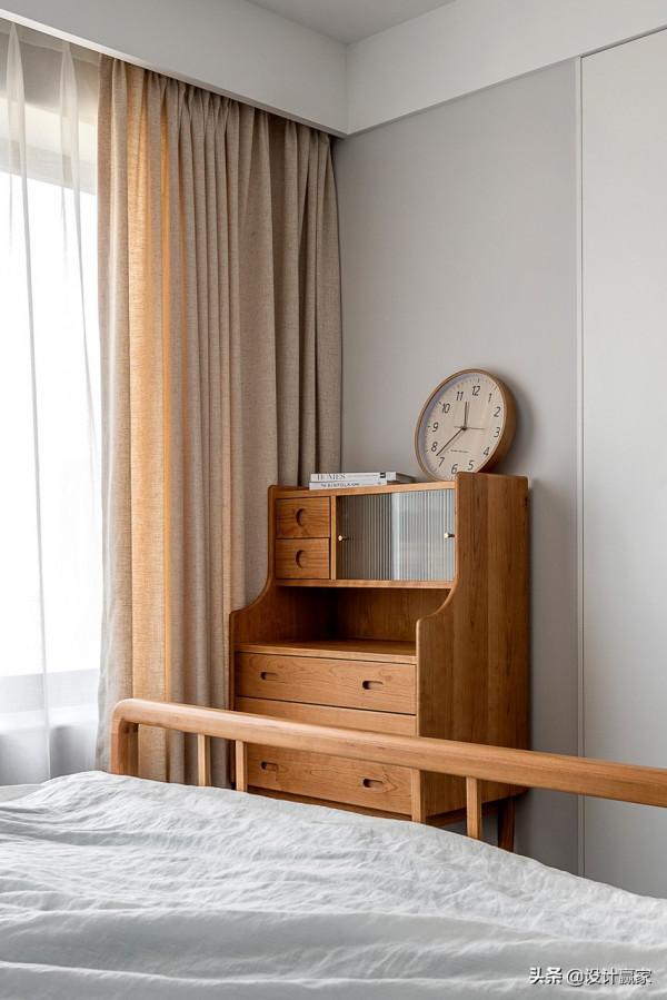 102㎡日式三居，百萬打造出的自然空間，日子過得與世無爭