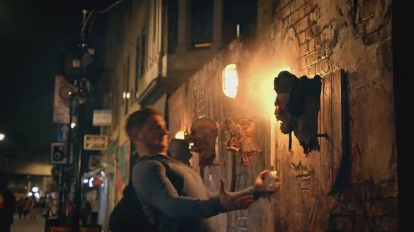 《使命召喚：先鋒》現實活動：殭屍惡作劇街頭宣傳