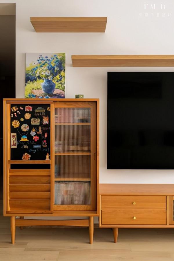 92㎡剛需小三室，原木+布藝打造日式風，簡單又治癒的氛圍很心安