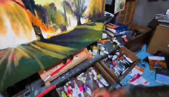 白天收廢品、晚上畫油畫！48歲的安徽大叔在出租屋裡偷偷幹了17年