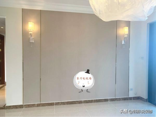 曬曬90㎡恆大精裝房，牆面不造型天花板只做石膏線，簡約又清爽