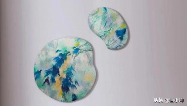 羊毛創作的野性藝術掛畫