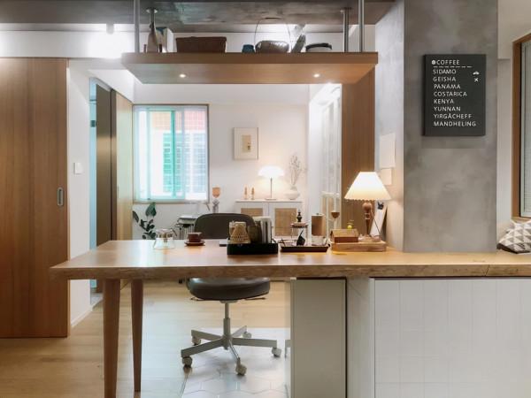 100㎡有娃之家“神改造”，家裡放下咖啡館，網友：不像有娃的家