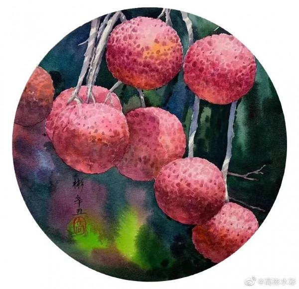 川美畢業的水彩大師，筆下繽紛的花卉、極致的風景靜物，張張迷人