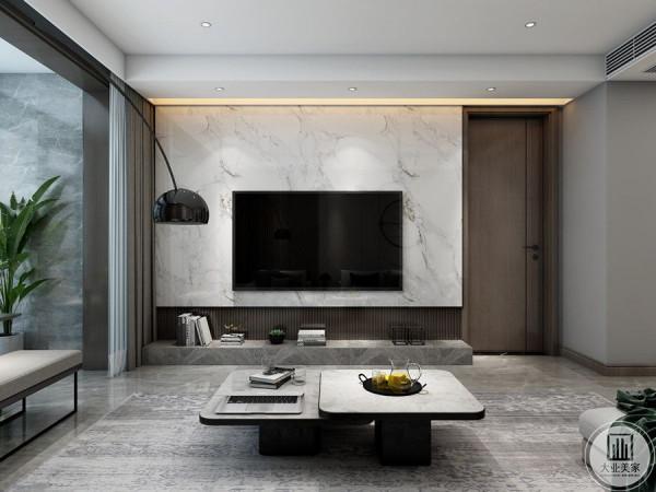 160㎡現代輕奢以黑白灰為主色調，體現屋主的低調和內斂