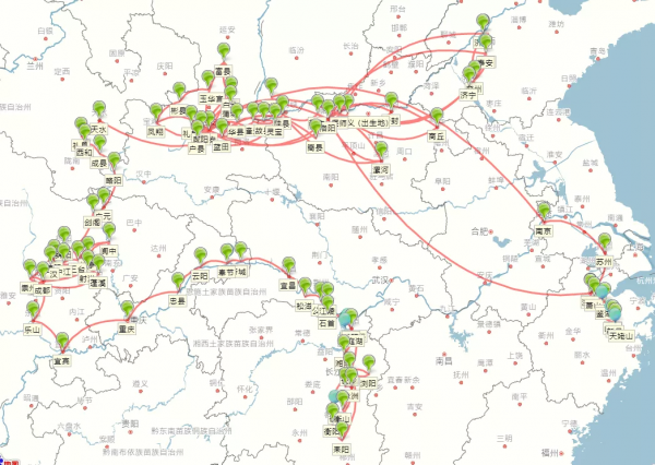 當李白杜甫的旅行足跡被做成地圖，差點密恐