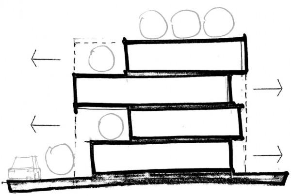 與綠色和光明為伍，當混凝土遇上花園，創造出明亮通透的生活環境