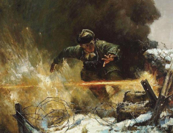 揹著黃繼光遺體下戰場！羅西成回憶：胸部、肚皮基本都被炸沒了