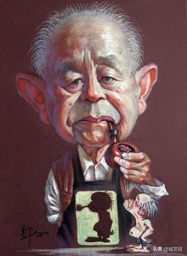 中國藝術名家肖像漫畫展