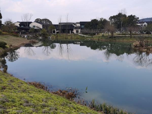 踏青早行人 作者：張鎖龍