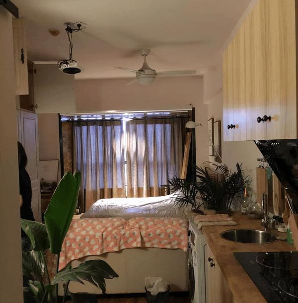 曬曬我200萬在北京買的27平單身公寓,廚房離床只有2米,誰見過? 曬曬我200萬在北京買的27平單身公寓,廚房離床只有2米,誰見過?