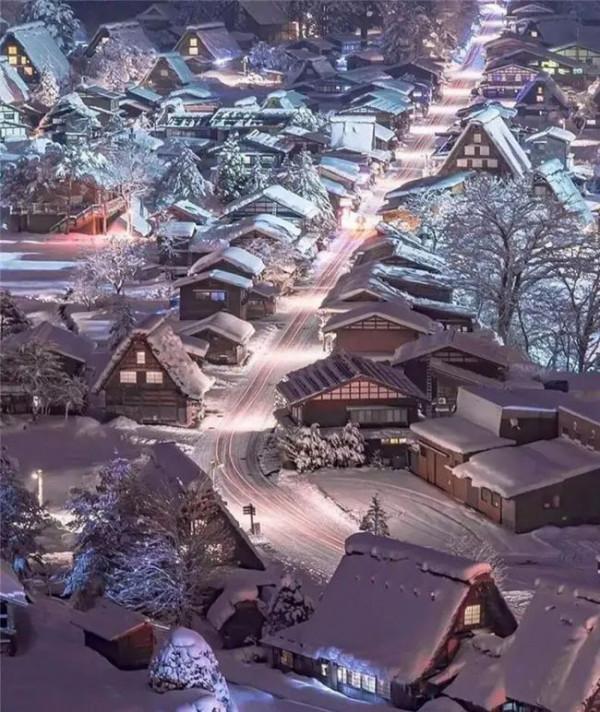 這樣的雪景，想一直住下去