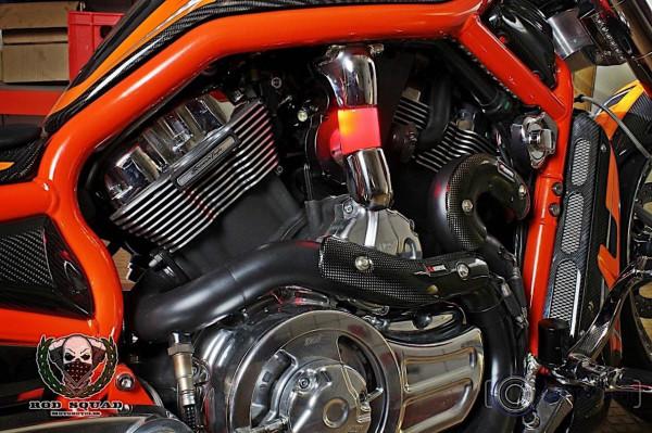 德國人用大量碳纖維材料改裝了一輛哈雷威路德V-Rod