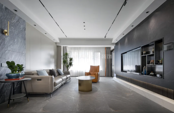 152㎡現代四居，簡約大氣的家，點亮格調的生活