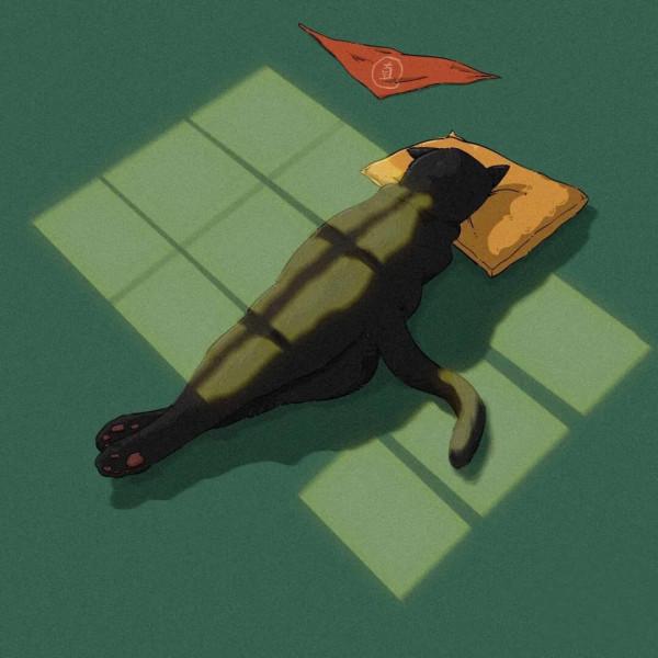 治癒插畫貓咪系列2